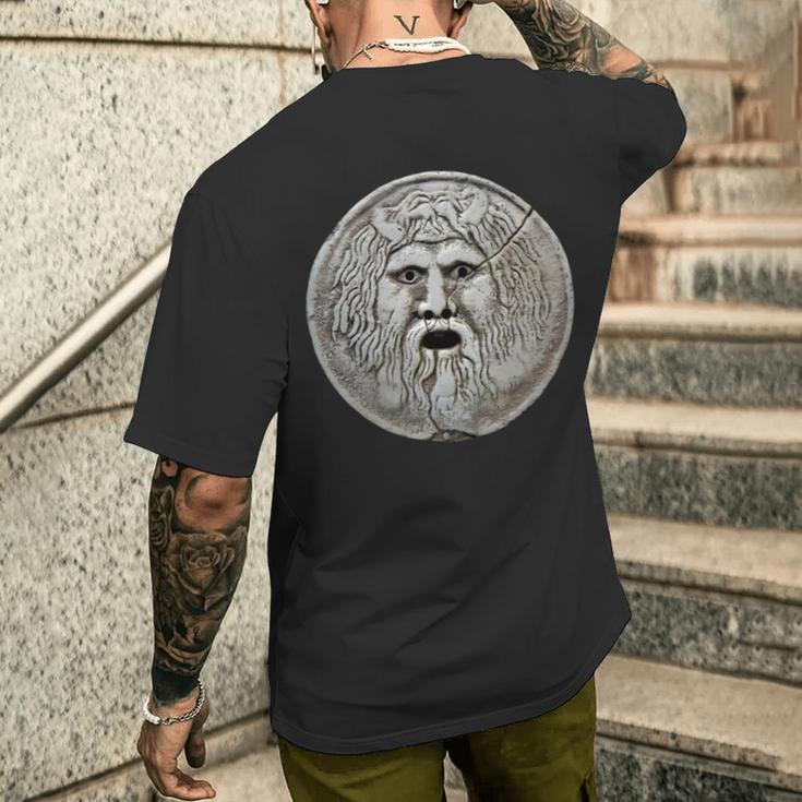Bocca Dellaerita 真実の口 古代マスク 長袖tシャツ メンズTシャツ バックプリント 彼への贈り物