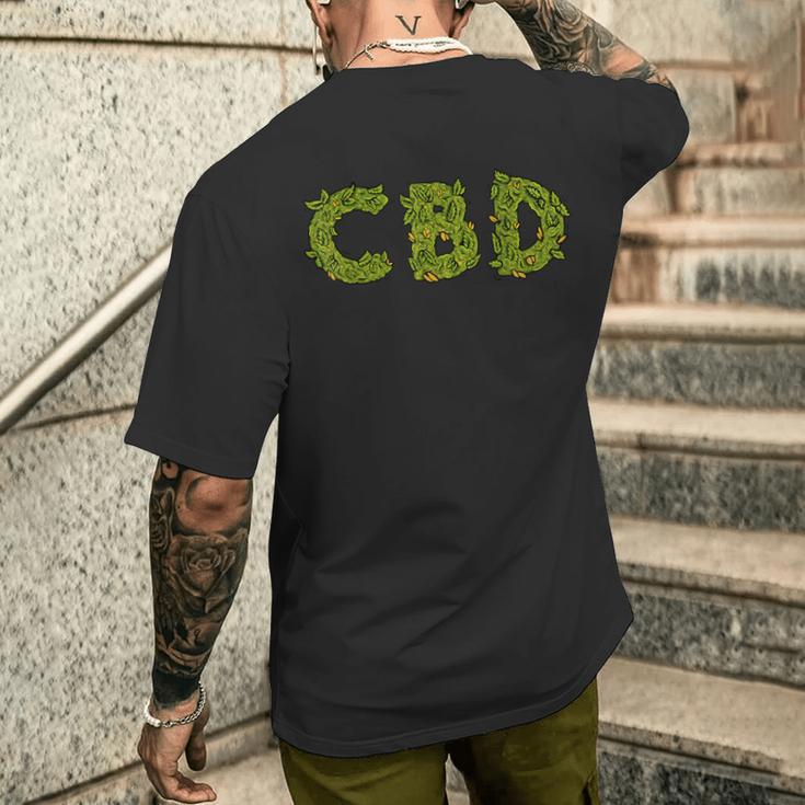 Cbd Bud マリファナ メンズTシャツ バックプリント 彼への贈り物
