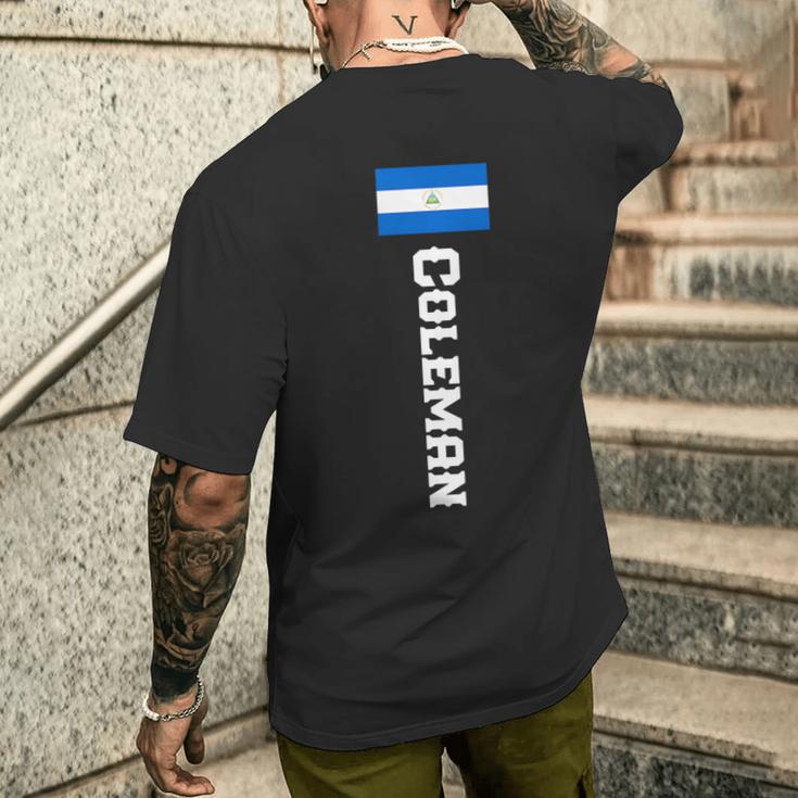 Colemanコールマン メンズ レディース キッズ 姓 ニカラグア シャツ メンズTシャツ バックプリント 彼への贈り物