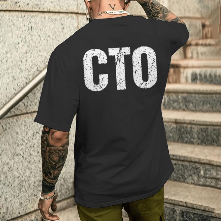 Cto シンプルタイトル メンズTシャツ バックプリント 彼への贈り物