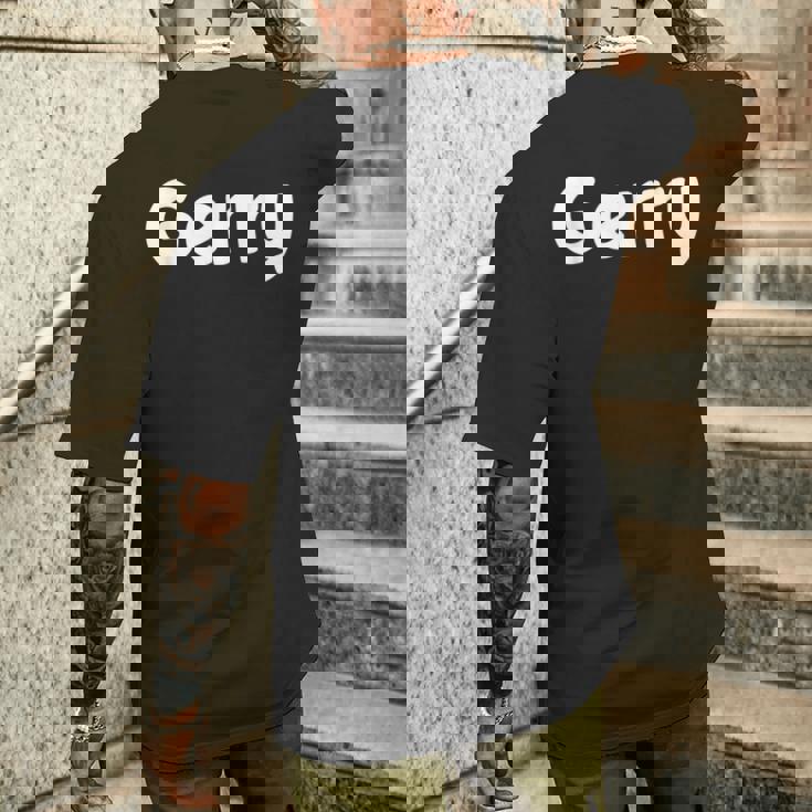 Cute Modern Comic-Style Font メンズTシャツ バックプリント 彼への贈り物