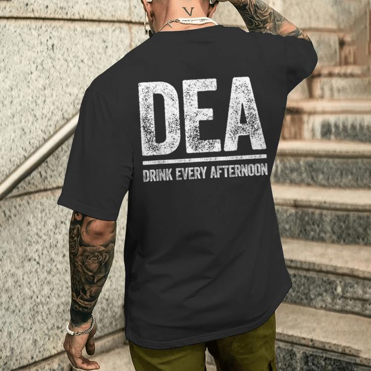 Dea Drink Every Afternoon シャツ 面白い メンズ レディース ドリンク メンズTシャツ バックプリント 彼への贈り物