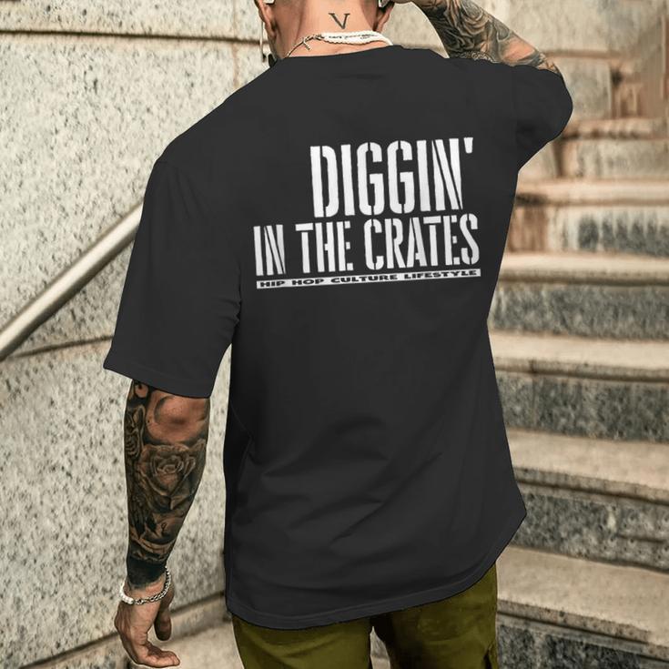 Diggin In In The Cates レコードボックス メンズTシャツ バックプリント 彼への贈り物