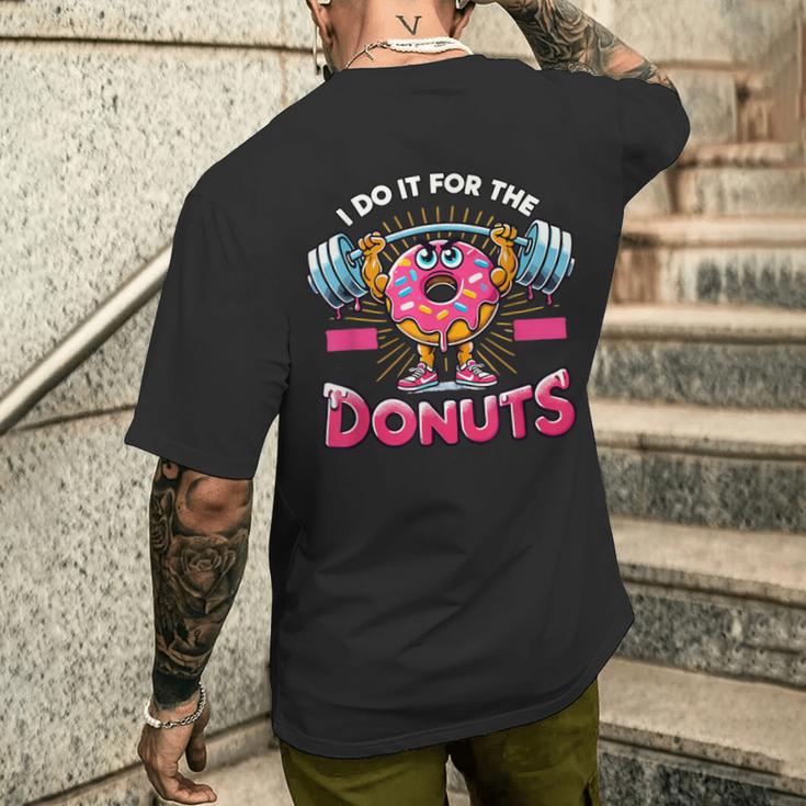 I Do It For Dorut ウエイトリフティング ジム ワークアウト フィットネス エクササイズ メンズTシャツ バックプリント 彼への贈り物