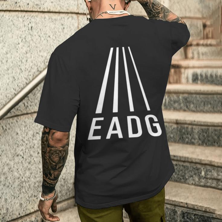 Eadg 4弦 ベースギタープレーヤー ベーシストパースペクティブ 長袖tシャツ メンズTシャツ バックプリント 彼への贈り物