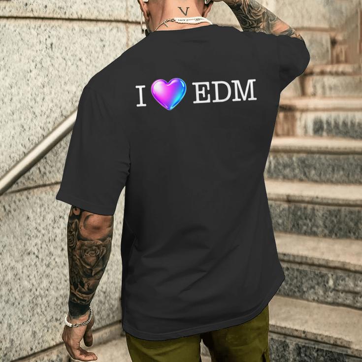 Edmシャツ I Heart Edm メンズTシャツ バックプリント 彼への贈り物
