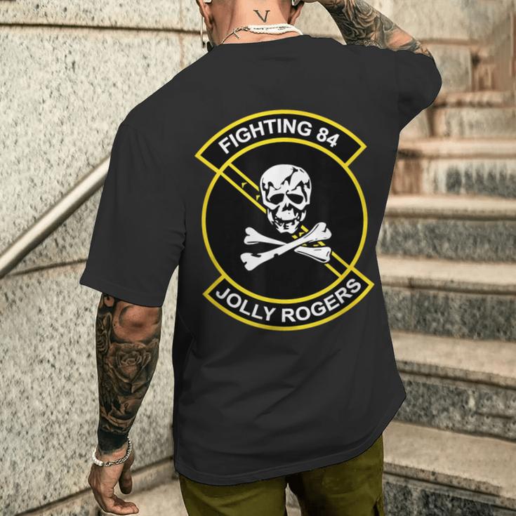 Fighting 84 ジョリー・ロジャース メンズTシャツ バックプリント 彼への贈り物
