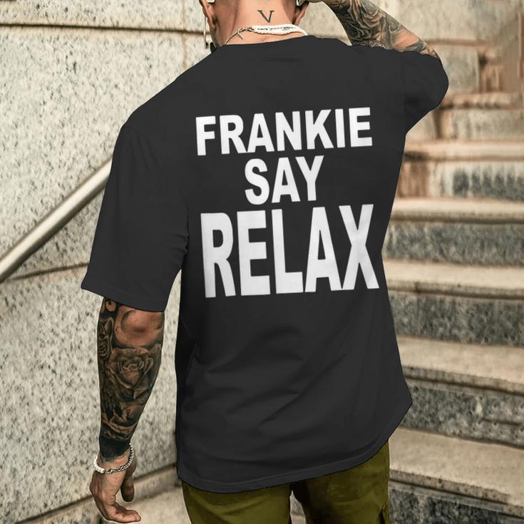Frankieay Relax レトロ ヴィンテージ メンズTシャツ バックプリント 彼への贈り物