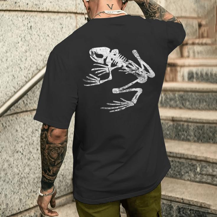 Frogman Bonefrog アンティーク調ホワイトプリント メンズTシャツ バックプリント 彼への贈り物