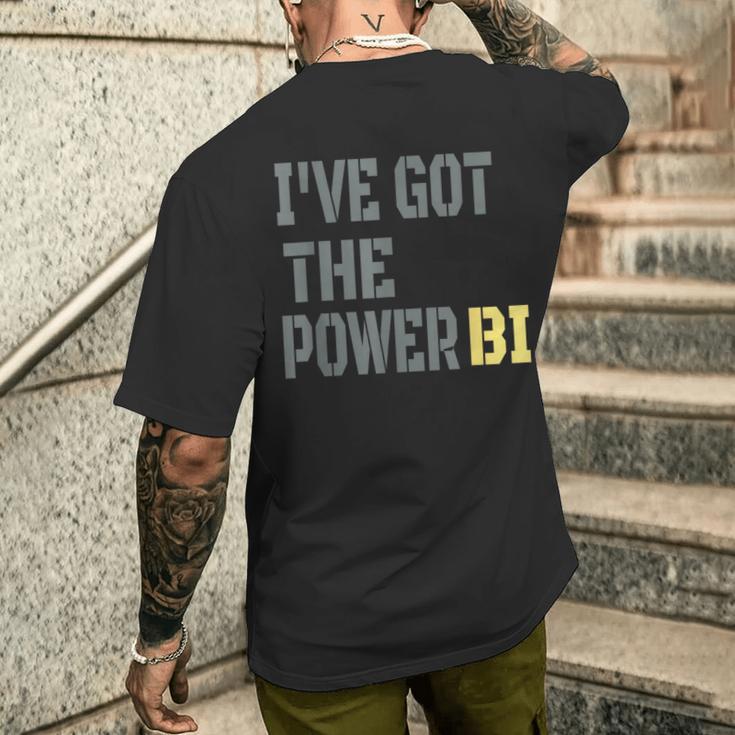 I Have Got The Power Biギフトに最適 メンズTシャツ バックプリント 彼への贈り物