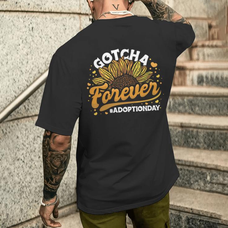 Gotcha Forever 採用発表ゴッチャの日ひまわり 長袖tシャツ メンズTシャツ バックプリント 彼への贈り物