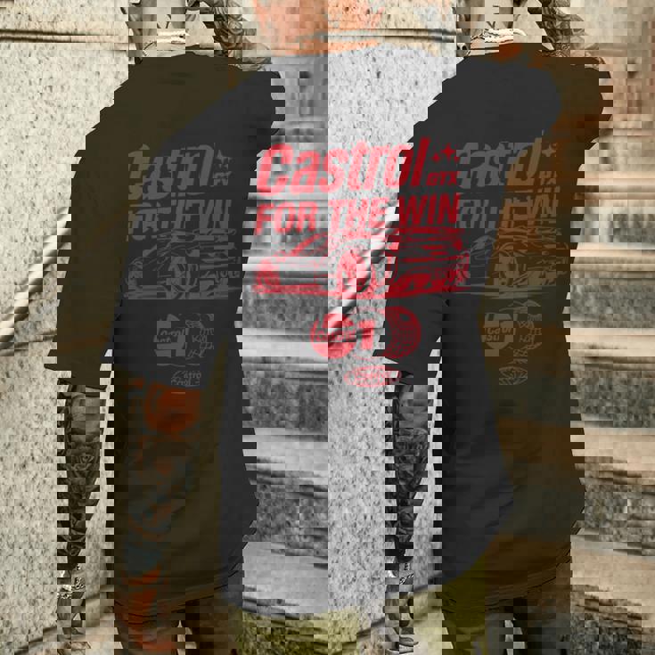 Gtx レーシングカー イラスト For The Win Papl3556 長袖tシャツ メンズTシャツ バックプリント 彼への贈り物