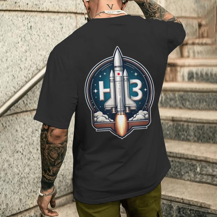 H3ロケット メンズTシャツ バックプリント 彼への贈り物