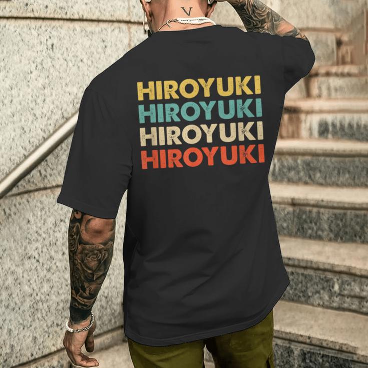 Hiroyuki 浩之 メンズTシャツ バックプリント 彼への贈り物