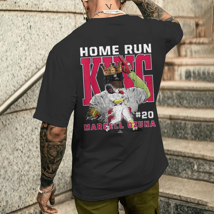 Home Run King Marcell Ozuna Atlanta Mlbpa メンズTシャツ バックプリント 彼への贈り物