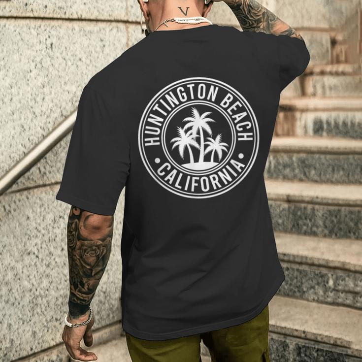 Huntington Beach ハンティントン ビーチ メンズTシャツ バックプリント 彼への贈り物