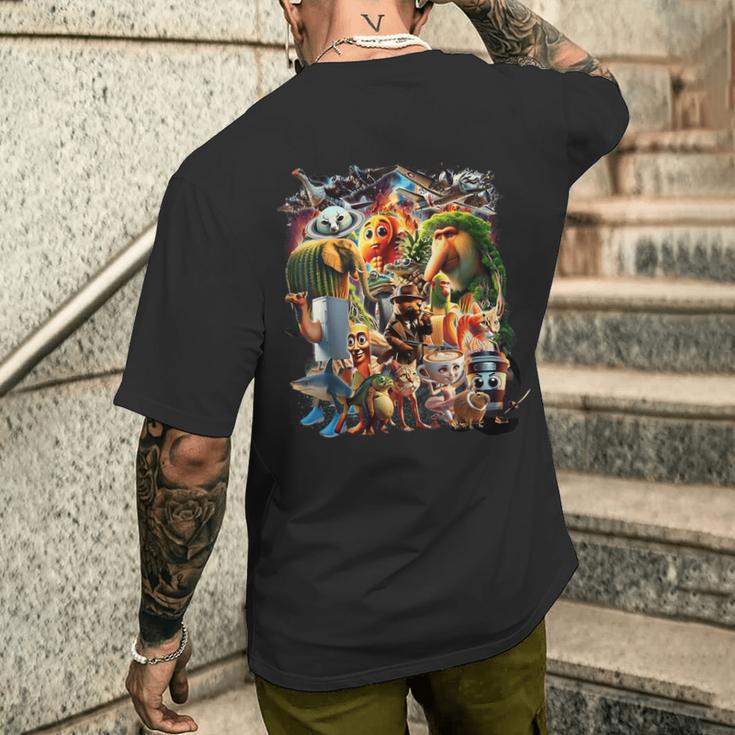 Italian Brainrot シャツ イタリアンブレインロットai Gen Z メンズTシャツ バックプリント 彼への贈り物