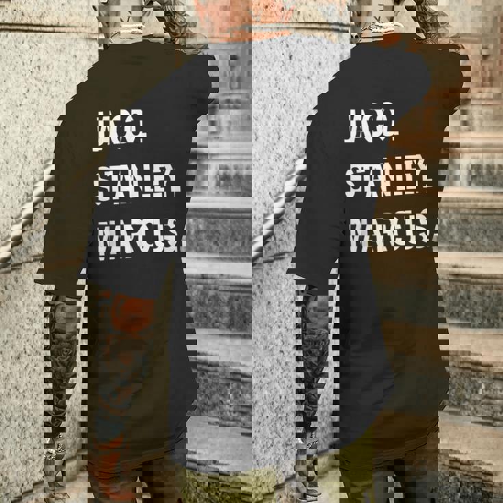 JacoStanleyMarcusJazz Guitar Godsミュージシャン メンズTシャツ バックプリント 彼への贈り物