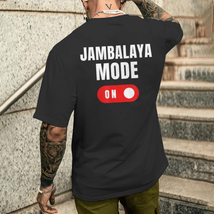 Jambalaya モード 面白い文字 食べ物愛好家に最適 スープ ユーモア メンズTシャツ バックプリント 彼への贈り物
