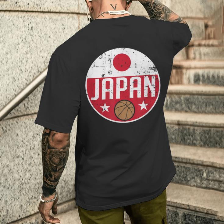 Japan Basketball Flag Jerseyupporter Nippon Fan メンズTシャツ バックプリント 彼への贈り物
