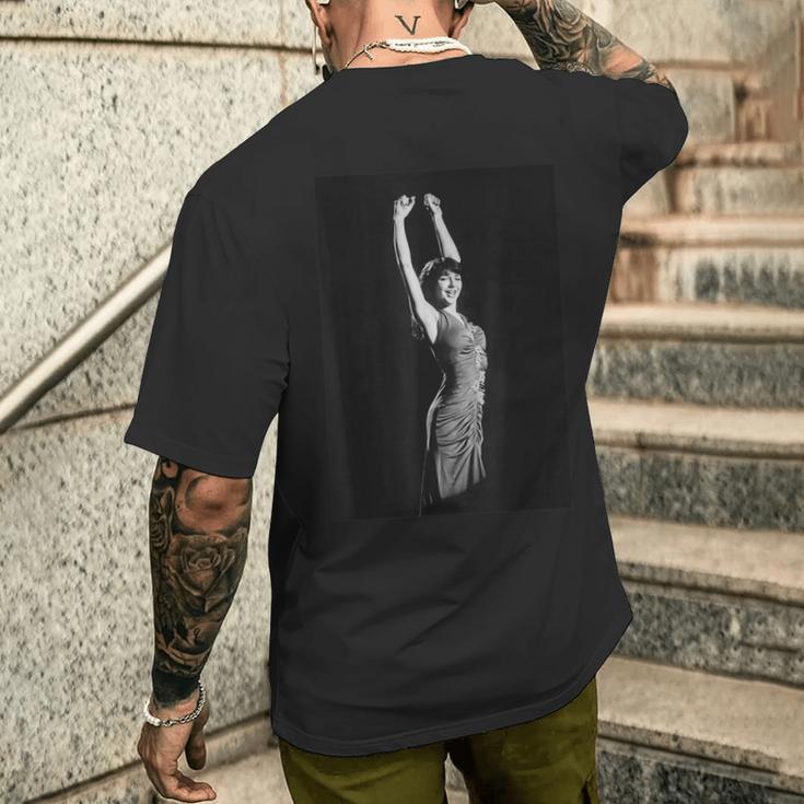 Kate Bush Wow パフォーマンス テレビ番組 ライオンハート ツアー オブ ライフ メンズTシャツ バックプリント 彼への贈り物