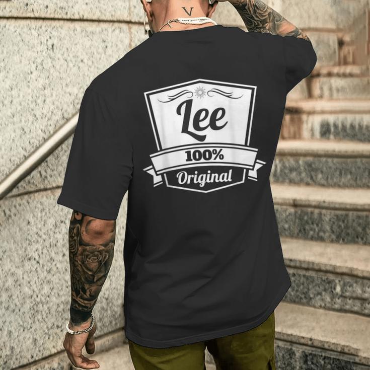 Lee ギフトシャツLee 名前入りバースデーtシャツ メンズTシャツ バックプリント 彼への贈り物