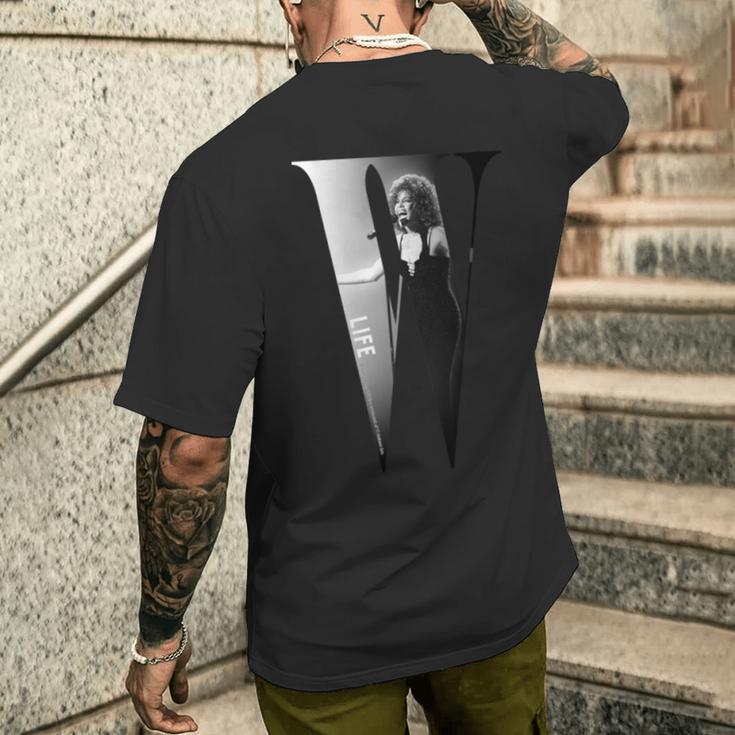 Life Picture Collection _ ホイットニー ヒューストン1 長袖tシャツ メンズTシャツ バックプリント 彼への贈り物
