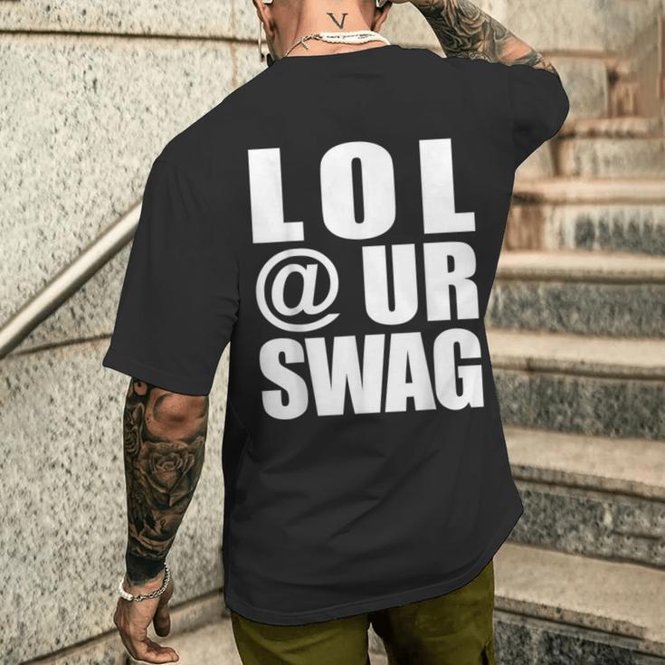 Lol Urwag Fun Dank Meme Driptyle Joke メンズTシャツ バックプリント 彼への贈り物