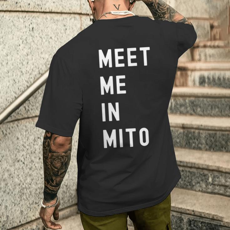 Mito Ibaraki で会いましょう 日本 メンズTシャツ バックプリント 彼への贈り物