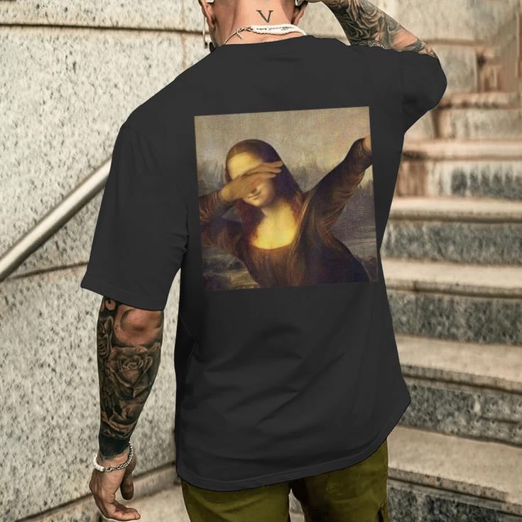 Mona Lisa 水玉 メンズTシャツ バックプリント 彼への贈り物
