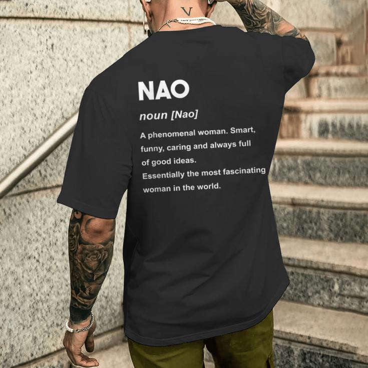 Nao 奈央 メンズTシャツ バックプリント 彼への贈り物
