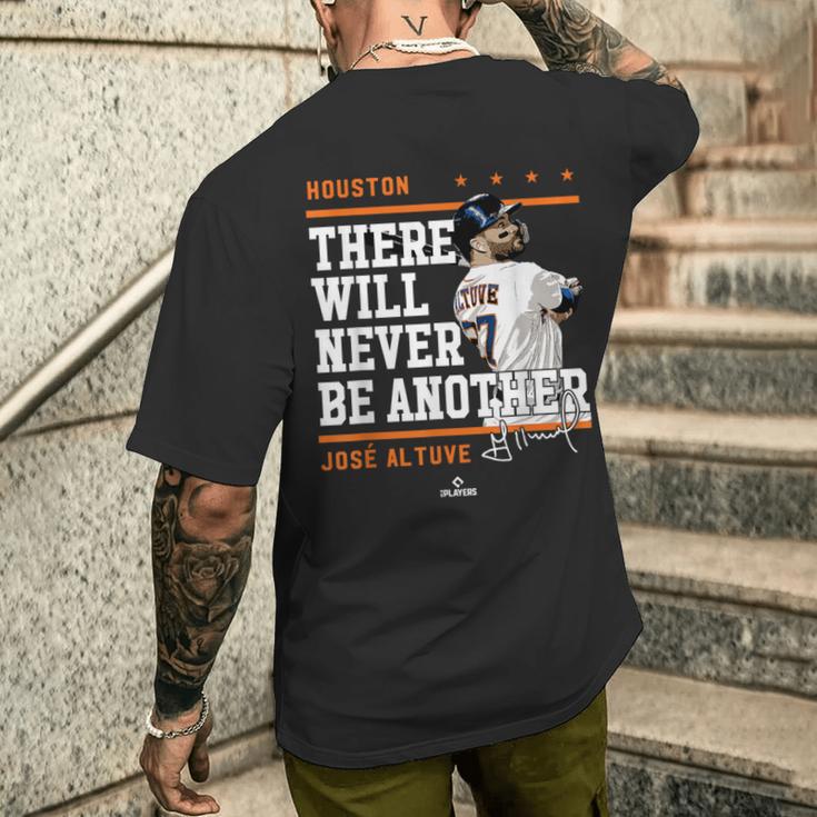 Never Be Another Jose Altuve Houston Mlbpa メンズTシャツ バックプリント 彼への贈り物