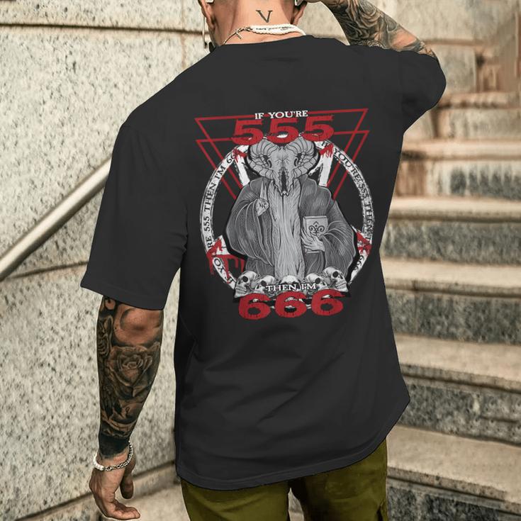 Nu Metal 666 I Goat Nu Metal I Heavy Metalintage メンズTシャツ バックプリント 彼への贈り物