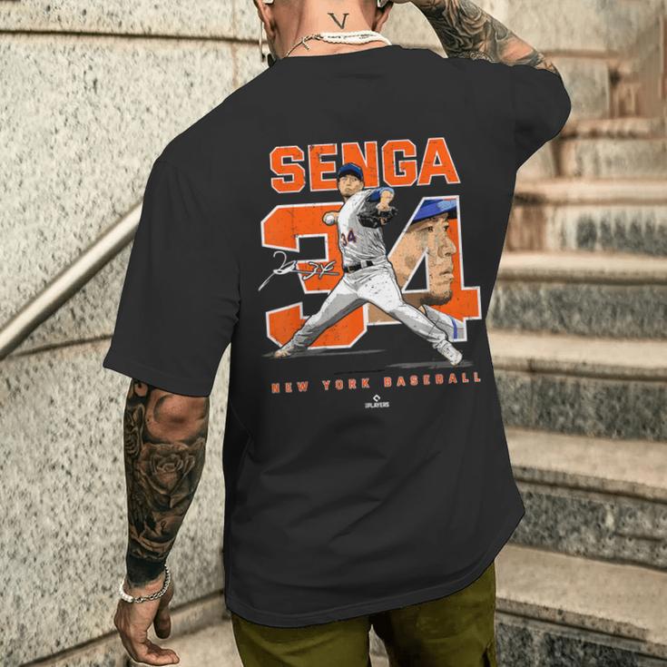 Number And Portrait Kodaienga New York Mlbpa メンズTシャツ バックプリント 彼への贈り物