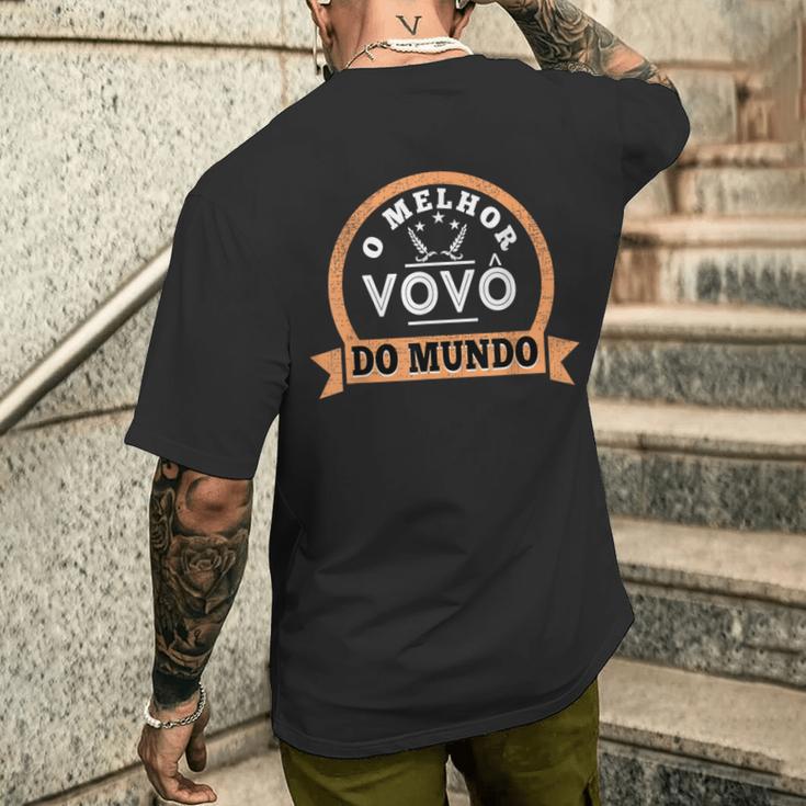 O Melhorovo Do Mundo ブラジリアン ポルトガル語 おじいちゃん メンズTシャツ バックプリント 彼への贈り物