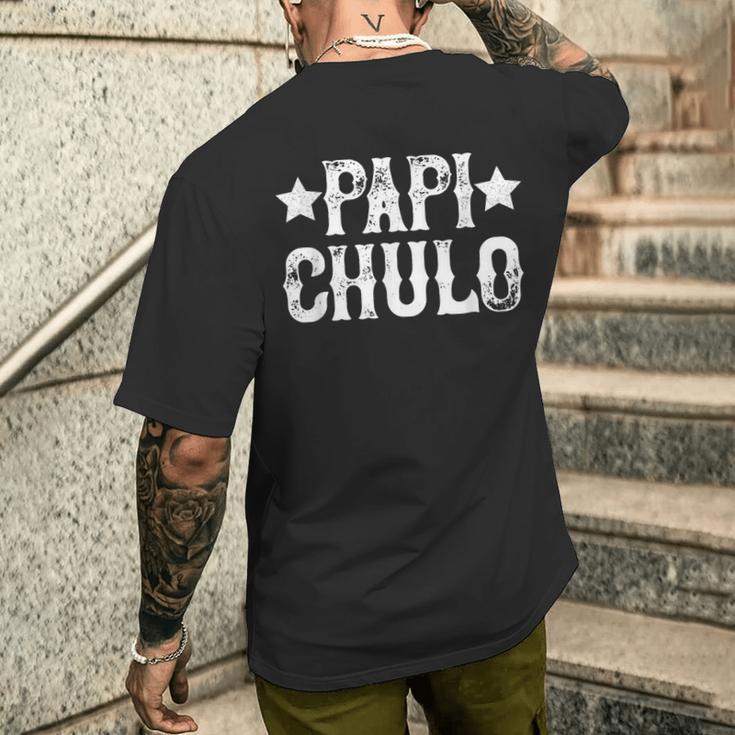 Papi Chulo Intage Regalo Per La Festa Del Papà T-shirt da uomo con stampa posteriore Regalos para él
