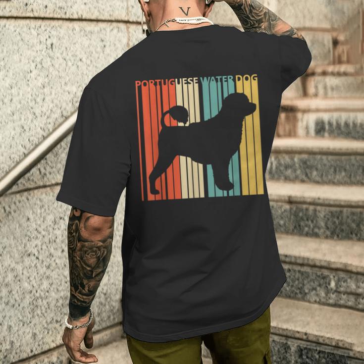Portuguese Water Dog ポーチュギーズ・ウォーター・ドッグ メンズTシャツ バックプリント 彼への贈り物