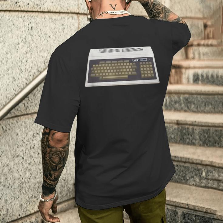 Retro Computer 03 メンズTシャツ バックプリント 彼への贈り物