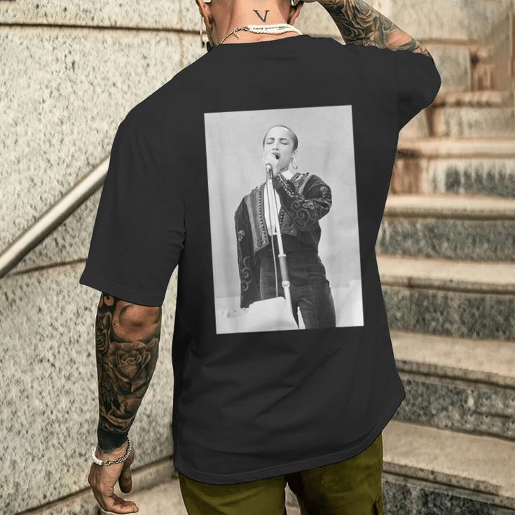 Sadeing Live Aid Your Love Is King London 1985 メンズTシャツ バックプリント 彼への贈り物