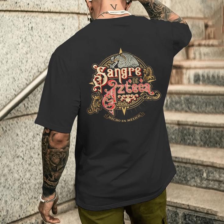 Sangre Azteca Mexican Pride Mexico Badass Mexicans Latinx メンズTシャツ バックプリント 彼への贈り物
