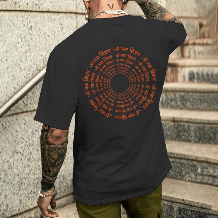 Shivahankar Mahahivratri Om Namahahivaya Hindu メンズTシャツ バックプリント 彼への贈り物