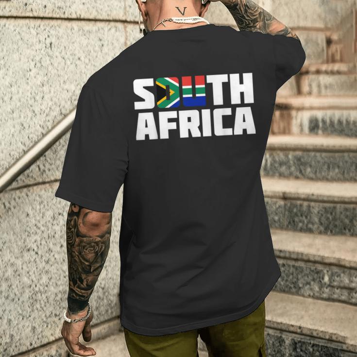 South Africa 南アフリカ メンズTシャツ バックプリント 彼への贈り物
