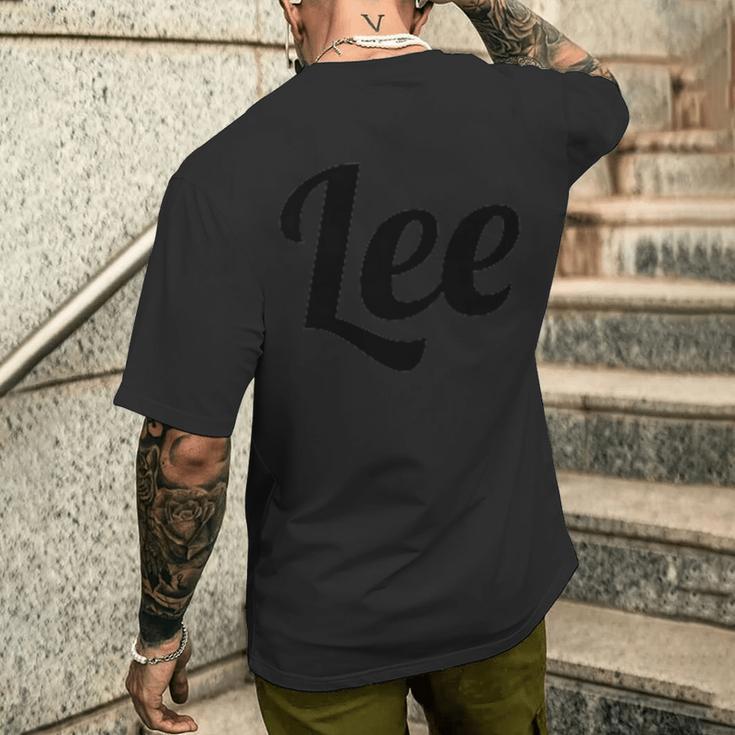 Top Thatays The Name Lee メンズTシャツ バックプリント 彼への贈り物