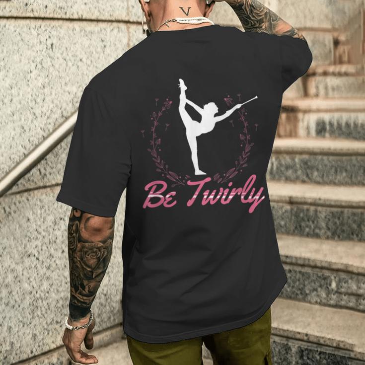 Be Twirly-Twirler バトントワリング メンズTシャツ バックプリント 彼への贈り物