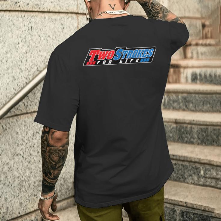 Twotrokes For Life 2ストローク メンズTシャツ バックプリント 彼への贈り物