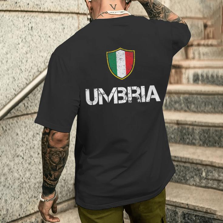 Umbria イタリア アンブロ ルーツ メンズTシャツ バックプリント 彼への贈り物
