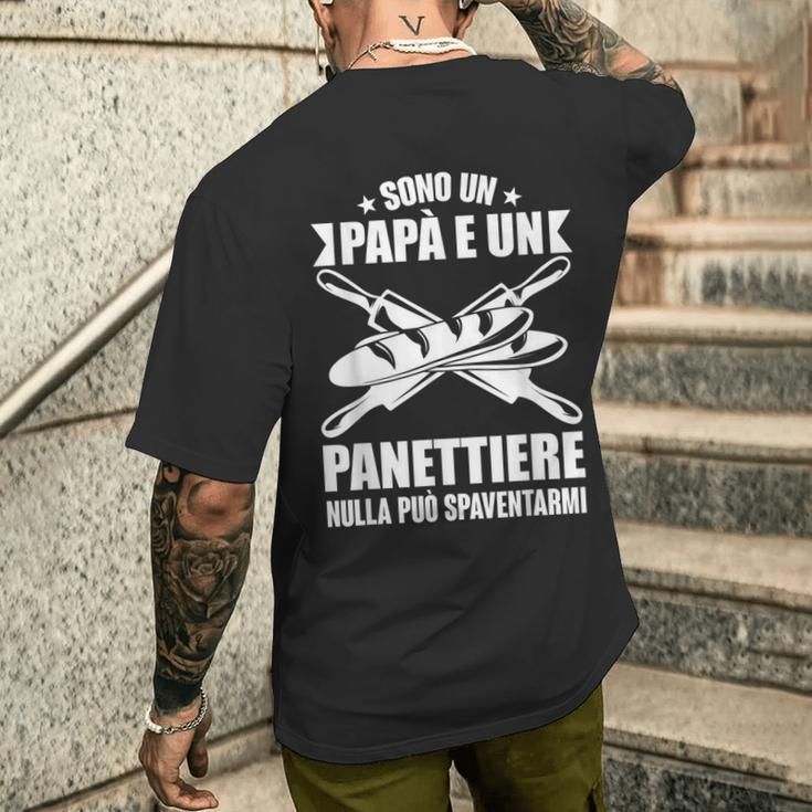 Uomo Baker Divertente Detto Panettiere Fornaio Papà E Panettiere T-shirt da uomo con stampa posteriore Regalos para él