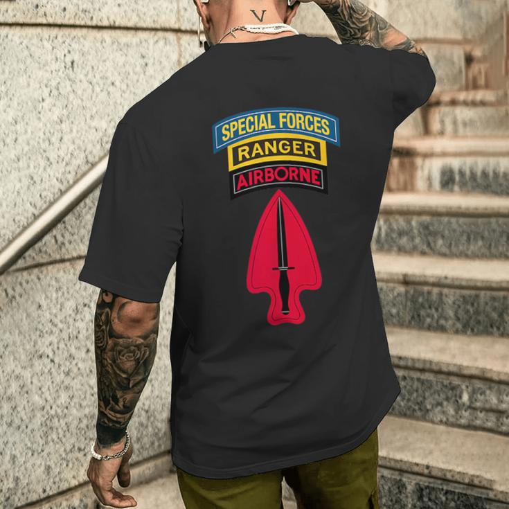 Usasoc シャツ デルタフォース レンジャーsfタブfod-D クラシック メンズTシャツ バックプリント 彼への贈り物