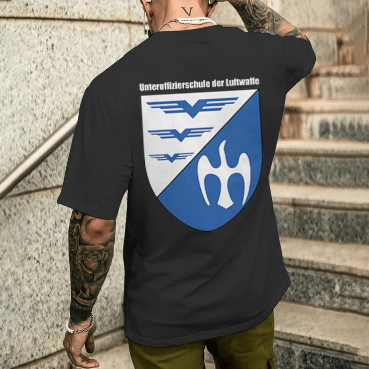 Uslw 空軍コーポレートスクール空軍クレスト メンズTシャツ バックプリント 彼への贈り物