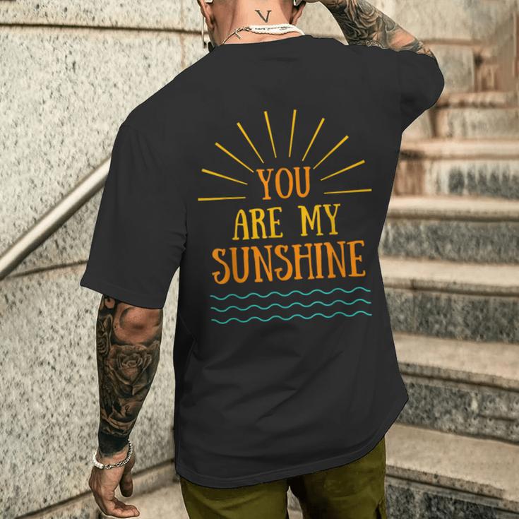 You Are Myunshine Cuteun Hotummer Restro グラフィック メンズTシャツ バックプリント 彼への贈り物